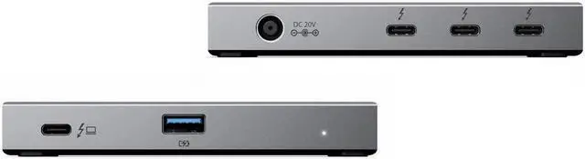 Alt view image 5 of 17 - Alogic Thunderbolt 4 BLAZE Hub - for Notebook/Desktop PC/Hard Drive/Monitor - Thunderbolt 4 - 2 Displays Supported - 4K - 3840 x 2160 - 1 x USB Type-A Ports - USB Type-A - 3 x USB Type-C Ports - USB T
