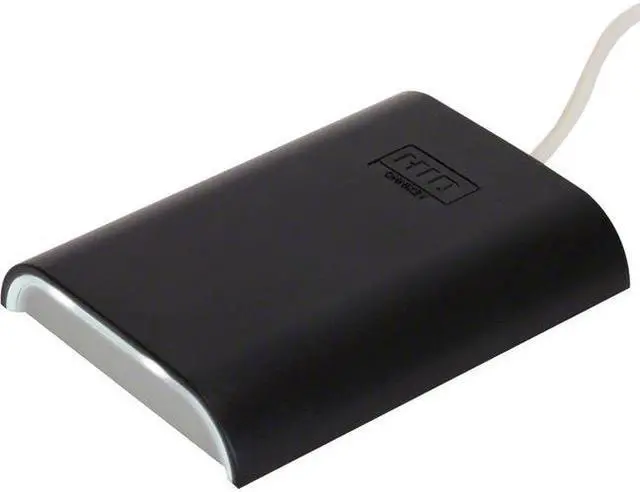 Alt view image 3 of 6 - HID Omnikey 5427 Contactless Smart Card Reader, Gen 2, USB 2.0, Removable Card Retainer, Dual Freq Read, Native CCID - R54270101
