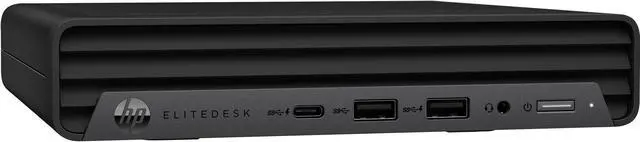 Alt view image 5 of 17 - HP EliteDesk 800 G6 Mini PC 8GB 256GB SSD Core i7-10700T 2.0GHz WIN11P, Black