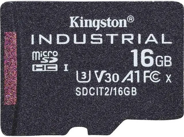 Alt view image 7 of 13 - Kingston Industrial 16 GB Class 10-UHS-I (U3) V30 microSDHC