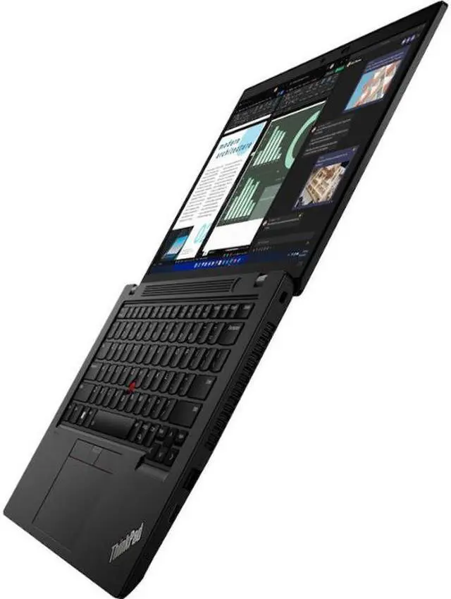Alt view image 3 of 20 - Lenovo ThinkPad L14 Gen 3 21C50015US 14" Notebook - Full HD - 1920 x 1080 - AMD Ryzen 5 PRO 5675U Hexa-core (6 Core) 2.30 GHz - 8 GB Total RAM - 256 GB SSD - Thunder Black - AMD Chip - Windows 11