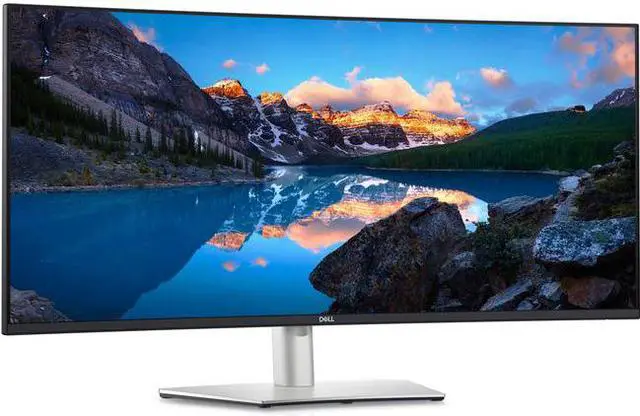 Alt view image 4 of 11 - New Dell UltraSharp U4021QW 40" WUHD (5120 x 2160) IPS Curved Monitor 60Hz 8ms DisplayPort & HDMI