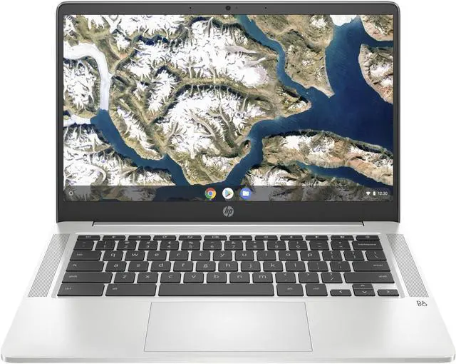Alt view image 7 of 20 - HP Chromebook 14a-na0000 14a-na0200nr 14" Chromebook - HD - 1366 x 768 - Intel Celeron N4120 Quad-core (4 Core) - 4 GB Total RAM - 4 GB On-board Memory - 64 GB Flash Memory - Mineral Silver, Natu