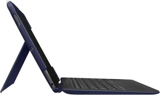 Alt view image 15 of 20 - Logitech Slim Combo Keyboard/Cover Case (Folio) for 10.5" Apple iPad Pro Tablet - Black - Spill - x