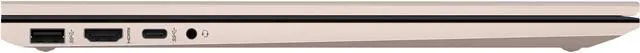 Alt view image 7 of 14 - HP 17-cn0000 17-cn0045nr 17.3" Notebook - HD+ - 1600 x 900 - Intel Celeron N4120 Quad-core (4 Core) - 4 GB Total RAM - 256 GB SSD - Pale Rose Gold, Natural Silver - Intel Chip - Windows 11 Home i