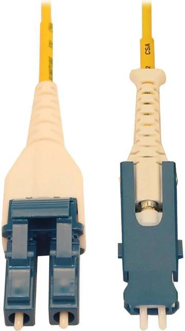 Alt view image 4 of 10 - Tripp Lite 5m 40/100/400G Singlemode 9/125 OS2 Fiber Optic Cable Yellow N383L05M