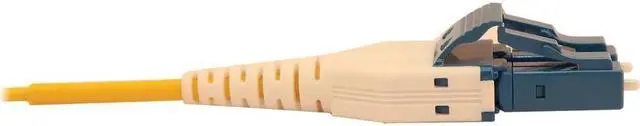 Alt view image 5 of 10 - Tripp Lite 5m 40/100/400G Singlemode 9/125 OS2 Fiber Optic Cable Yellow N383L05M