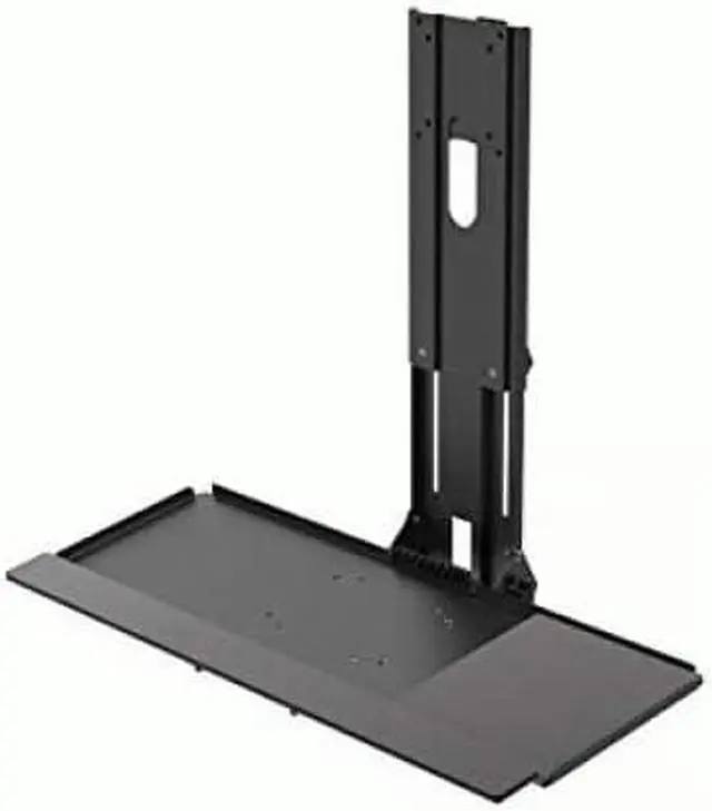Alt view image 10 of 19 - Monoprice Workstation Wall Mount for Keyboard and Monitor