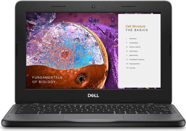 Alt view image 4 of 14 - Dell Education Chromebook 3000 3110 11.6" Touchscreen Chromebook - HD - 1366 x 768 - Intel Celeron N4500 Dual-core (2 Core) 1.10 GHz - 4 GB Total RAM - 32 GB Flash Memory - Intel Chip - Chrome OS