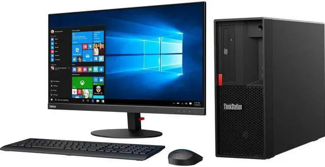 Alt view image 6 of 11 - Lenovo ThinkStation P350 30E300A0US Workstation - 1 x Intel Core i5 Hexa-core (6 Core) i5-11500 11th Gen 2.70 GHz - 16 GB DDR4 SDRAM RAM - 512 GB SSD - Tower - Intel W580 Chip - Windows 11 Pro 64-bit