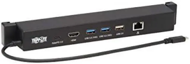 Alt view image 3 of 15 - Tripp Lite HDMI USB-A 3.2 100W PD Charging Docking Station Black U442DOCK14MS