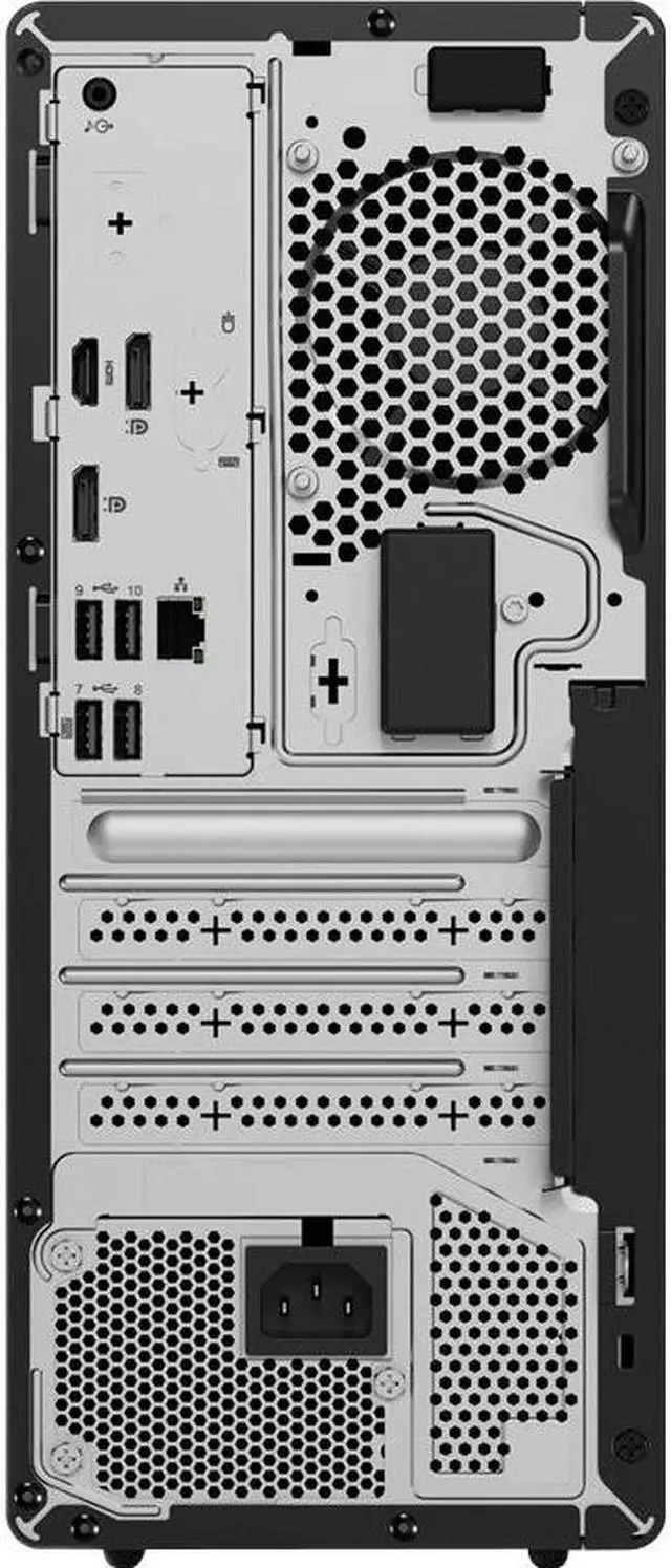 Alt view image 7 of 15 - Lenovo ThinkCentre M70t Gen 3 11T6001TUS Desktop Computer - Intel Core i5 12th Gen i5-12400 Hexa-core (6 Core) 2.50 GHz - 8 GB RAM DDR4 SDRAM - 256 GB M.2 PCI Express NVMe SSD - Tower - Black
