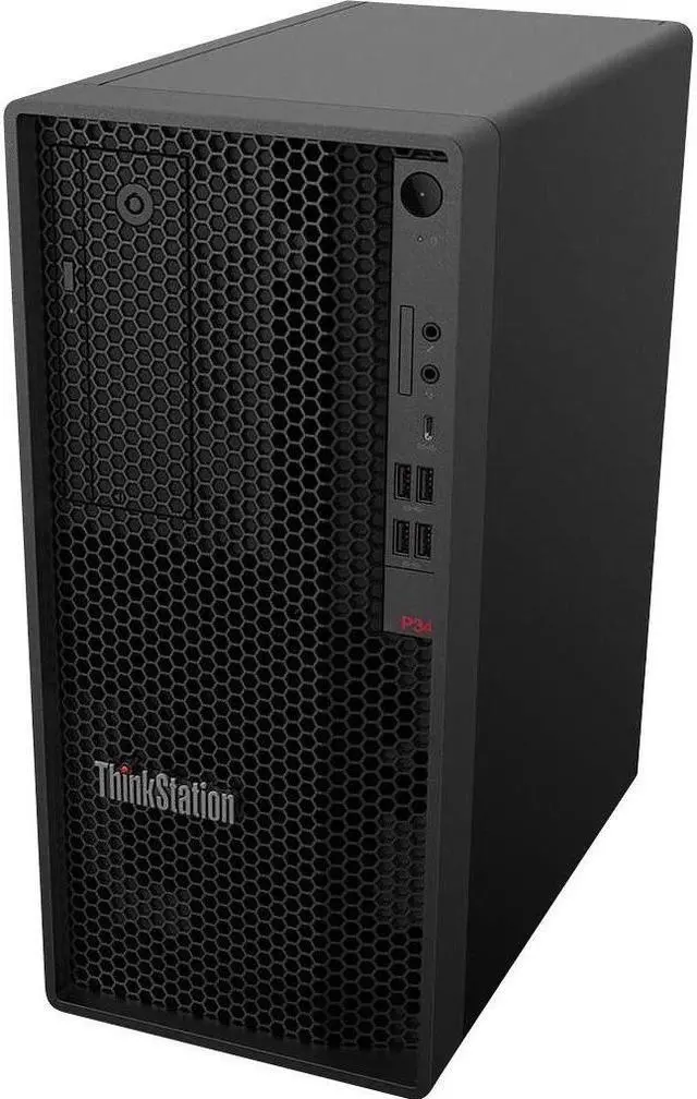 Alt view image 8 of 16 - Lenovo ThinkStation P340 30DH00P0US Workstation - 1 x Intel Core i7 Octa-core (8 Core) i7-10700 10th Gen 2.90 GHz - 16 GB DDR4 SDRAM RAM - 1 TB SSD - Tower