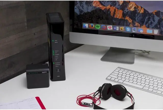 Alt view image 16 of 16 - apc ups backups connect, voip, modem and router uninterruptible power supply battery backup cp12142li