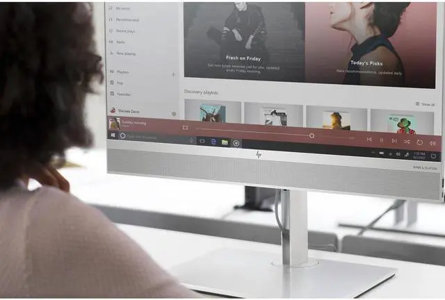 Alt view image 4 of 12 - HP EliteOne 800 G6 All-in-One Computer - Intel Core i5 10th Gen i5-10500 Hexa-core (6 Core) 3.10 GHz - 8 GB RAM DDR4 SDRAM - 256 GB NVMe M.2 PCI Express SSD - 23.8" Full HD 1920 x 1080 - Desktop