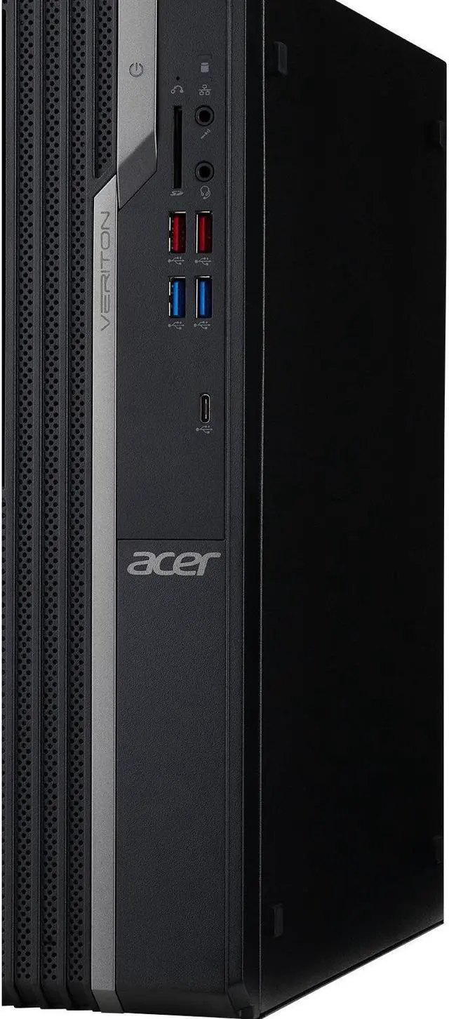 Alt view image 9 of 12 - Acer Veriton X4680G-I51140S3 Desktop Computer - Intel Core i5 11th Gen i5-11400 Hexa-core (6 Core) 2.60 GHz - 16 GB RAM DDR4 SDRAM - 512 GB PCI Express SSD - Black