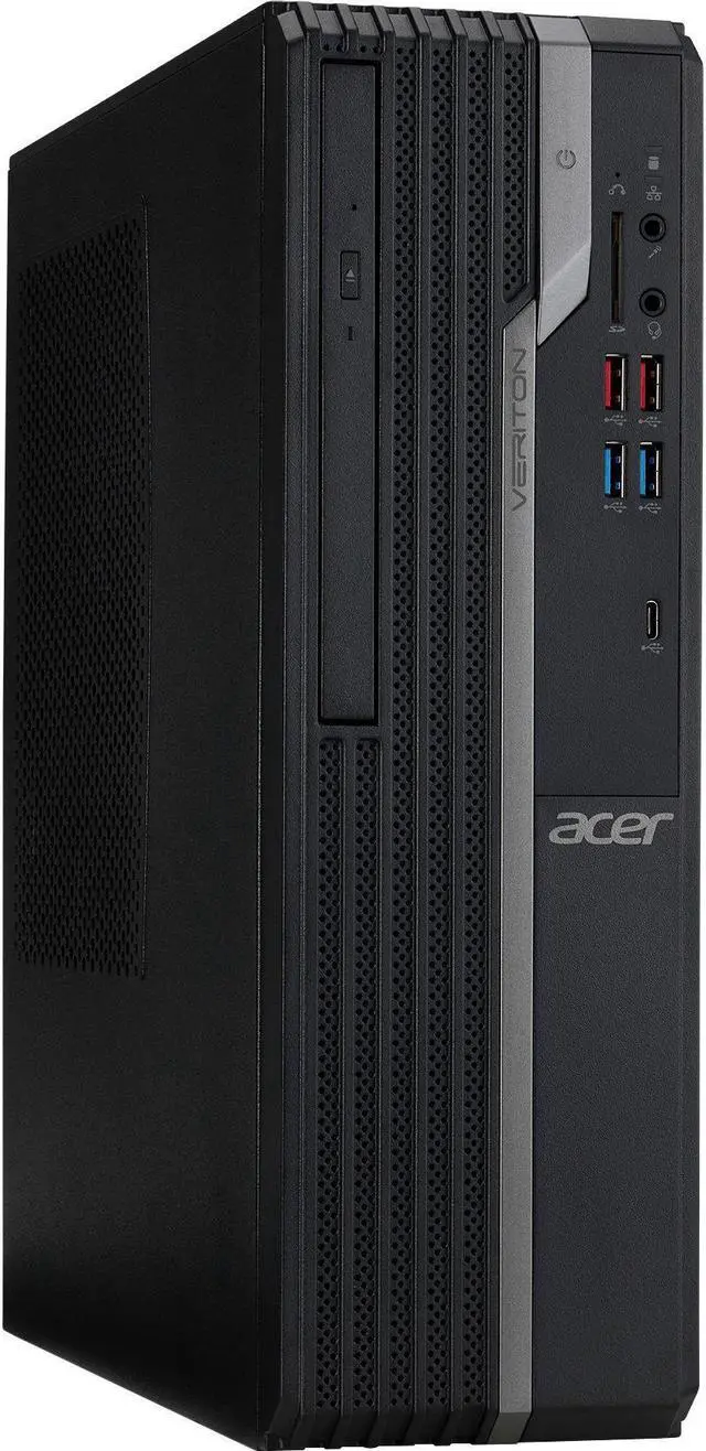Alt view image 7 of 12 - Acer Veriton X4680G-I51140S3 Desktop Computer - Intel Core i5 11th Gen i5-11400 Hexa-core (6 Core) 2.60 GHz - 16 GB RAM DDR4 SDRAM - 512 GB PCI Express SSD - Black