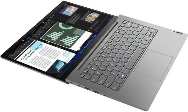 Alt view image 5 of 20 - Lenovo ThinkBook 14 G4 IAP 21DH000RUS 14" Notebook - Full HD - 1920 x 1080 - Intel Core i5 12th Gen i5-1235U Deca-core (10 Core) 1.30 GHz - 8 GB Total RAM - 8 GB On-board Memory - 256 GB SSD - Mi