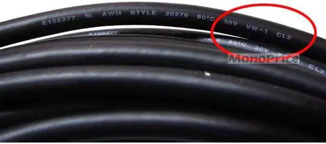 Alt view image 8 of 13 - Monoprice Super VGA Cable - 50 Feet - Black | Male to Male With Ferrites For In-Wall Installation | Gold Plated, CL2 Rated