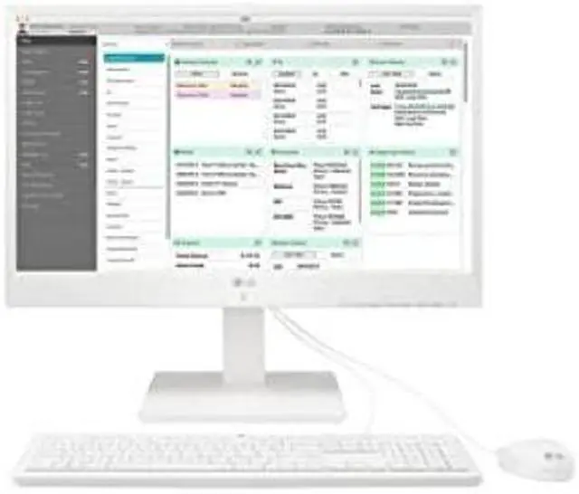 Alt view image 2 of 5 - LG 24CN670NK6N 24" IPS FHD All-in-One Thin Client for Medical & Healthcare with Dual-band RFID & Quad-core Processor