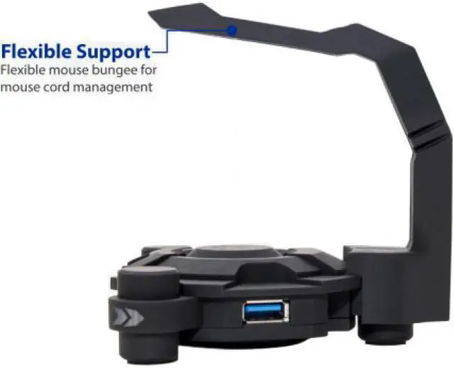 Alt view image 18 of 20 - NARFI Gaming Mouse Bungee and USB 3.0 Hub AC 5v Power Adapter is Included - CL-HUB53003