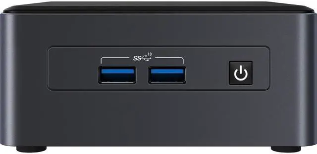 Alt view image 3 of 15 - Intel NUC 11 Pro NUC11TNHi7 Barebone System - Ultra Compact - 1 x Processor Support - Intel Core i7 11th Gen i7-1165G7 Quad-core (4 Core) - Intel Chip - 64 GB DDR4 SDRAM DDR4-3200/PC4-25600 Maximum RA