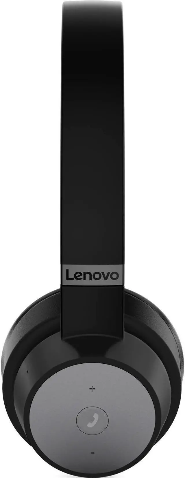 Alt view image 8 of 20 - Lenovo Go Wireless ANC Headset - Stereo - USB Type C - Wired/Wireless - Bluetooth - 98.4 ft - 32 Ohm - 20 Hz - 20 kHz - On-ear - Binaural - Ear-cup - 4.27 ft Cable - Noise Cancelling Microphone - Nois