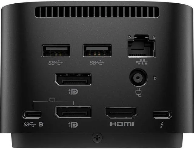 Alt view image 11 of 20 - HP Thunderbolt Dock 280W G4 with Combo Cable - for Notebook/Desktop PC - 280 W - Thunderbolt 4 - 4K - 3840 x 2160 - 5 x USB Ports - USB Type-C - 1 x RJ-45 Ports - Network (RJ-45) - 1 x HDMI Ports - HD