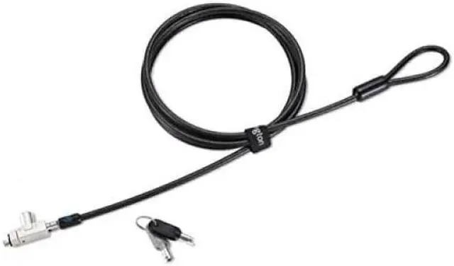 Alt view image 4 of 6 - Kensington Slim N17 2.0 Keyed Laptop Lock for Wedge-Shaped Slots - Security