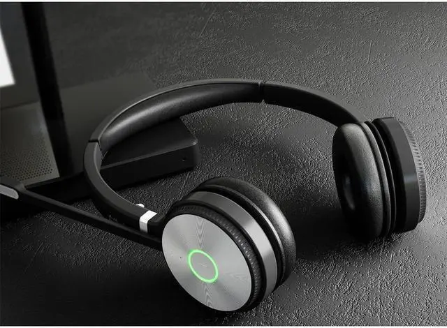 Alt view image 11 of 18 - Yealink WH62 Dual Teams Headset WH62DUALTEAMS