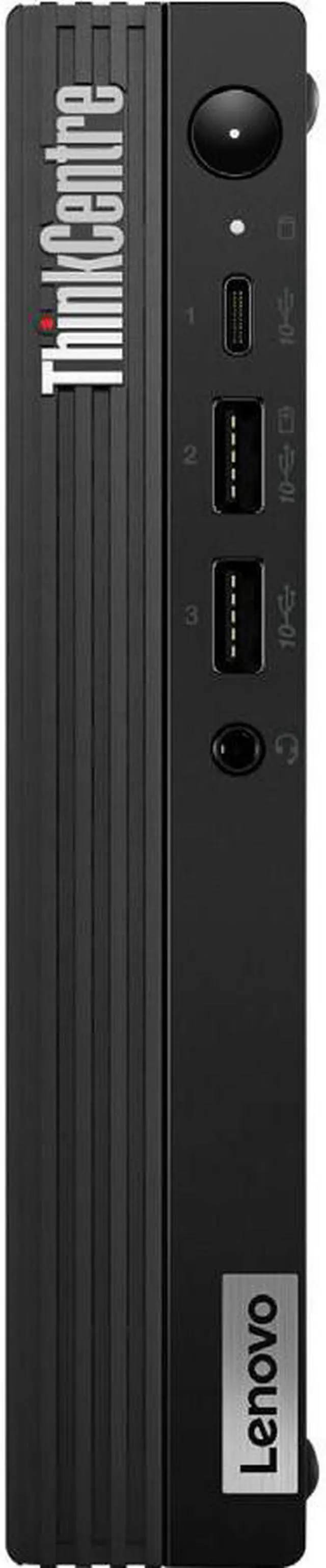 Alt view image 10 of 18 - Lenovo ThinkCentre M80q Gen 3 11U1004XUS Desktop Computer - Intel Core i5 12th Gen i5-12500T Hexa-core (6 Core) 2 GHz - 16 GB RAM DDR5 SDRAM - 256 GB M.2 PCI Express NVMe 4.0 x4 SSD - Tiny - Black