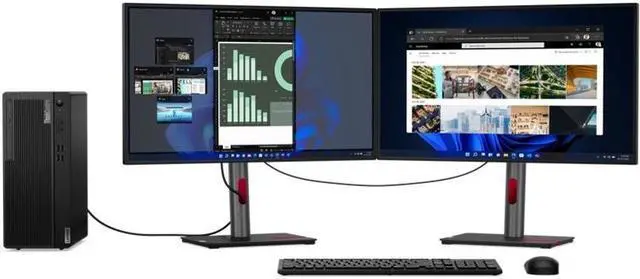 Alt view image 7 of 16 - Lenovo ThinkCentre M80t Gen 3 11TE001EUS Desktop Computer - Intel Core i5 12th Gen i5-12500 Hexa-core (6 Core) 3 GHz - 16 GB RAM DDR5 SDRAM - 512 GB NVMe M.2 PCI Express PCI Express NVMe 4.0 x4 SSD -