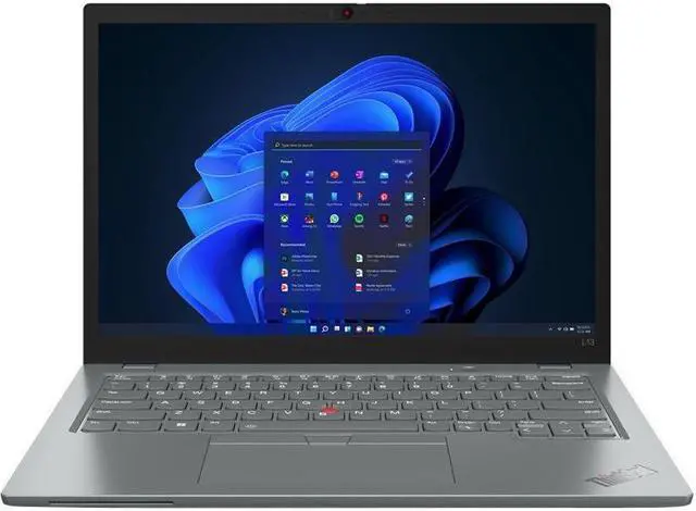 Alt view image 6 of 10 - Lenovo ThinkPad L13 Gen 3 21B3003PUS 13.3" Notebook - WUXGA - 1920 x 1200 - Intel Core i5 12th Gen i5-1245U Deca-core (10 Core) - 8 GB Total RAM - 8 GB On-board Memory - 256 GB SSD - Storm Gray -