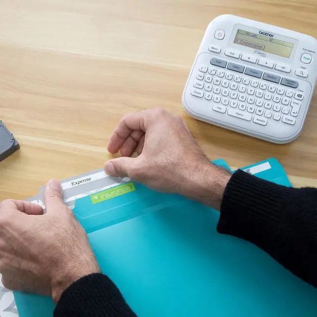 Alt view image 4 of 15 - Brother® P-touch PT-D220 Home/Office Everyday Label Maker - 14 Fonts - 180 dpi - Tape - QWERTY - for Home, Office