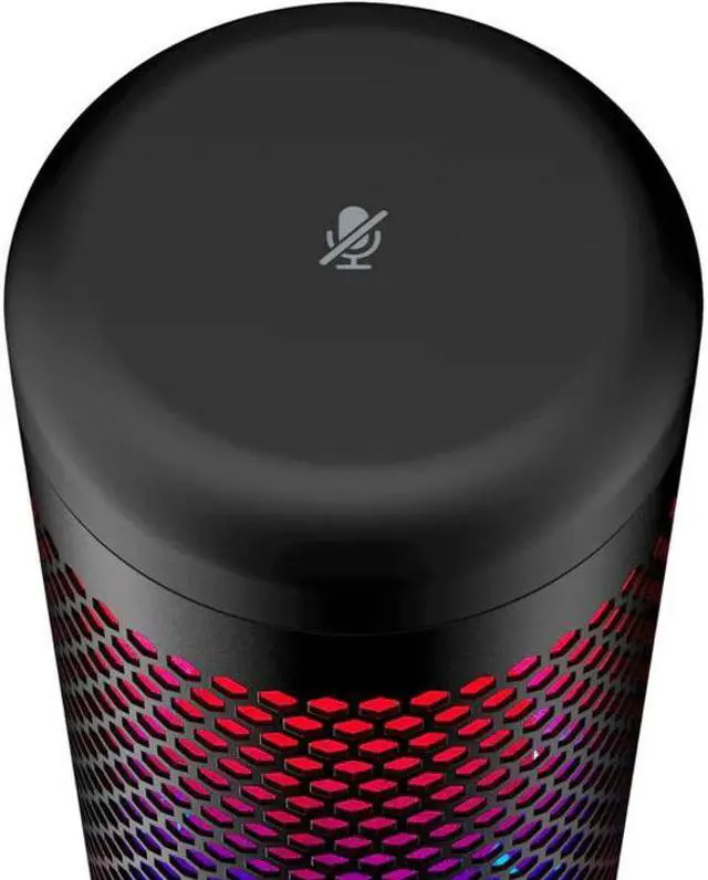 Alt view image 10 of 13 - HyperX QuadCast S RGB Multi-Pattern USB Condenser Microphone, Black #4P5P7AA