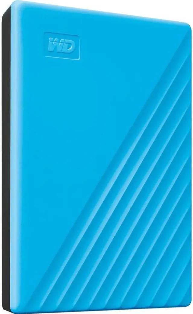 Alt view image 10 of 13 - WD 1TB My Passport Portable Storage USB 3.2 Gen 1 - Blue - WDBYVG0010BBL-WESN