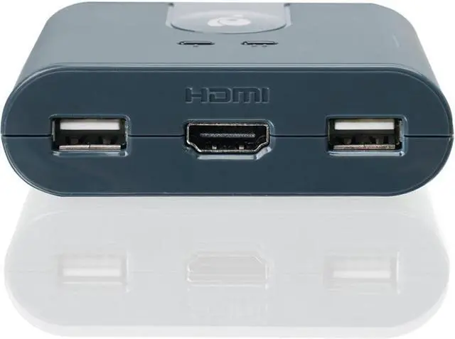 Alt view image 6 of 14 - 2-Port Full HD KVM Switch with