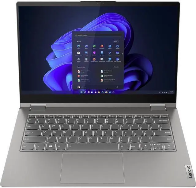 Alt view image 3 of 18 - Lenovo ThinkBook 14s Yoga G2 IAP 21DM003NUS 14" Touchscreen Notebook - Full HD - 1920 x 1080 - Intel Core i7 12th Gen i7-1255U Deca-core (10 Core) - 16 GB Total RAM - 8 GB On-board Memory - 512 G