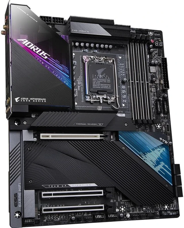 Alt view image 6 of 11 - Gigabyte Z790 AORUS MASTER PCIE 5.0 10GB Lan WIFI 6E ATX DDR5