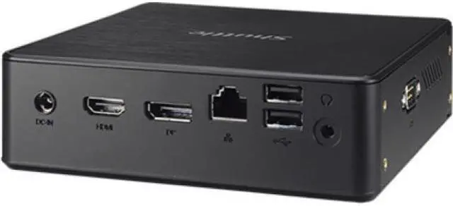 Alt view image 7 of 11 - Shuttle XPC nano NC10U3 Barebone System - Mini PC - Intel Core i3 8th Gen i3-8145U