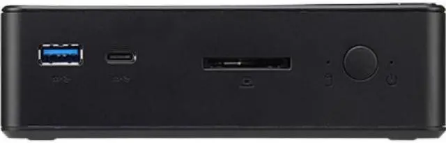 Alt view image 10 of 11 - Shuttle XPC nano NC10U3 Barebone System - Mini PC - Intel Core i3 8th Gen i3-8145U