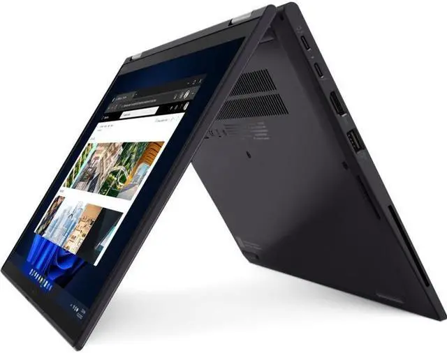 Alt view image 7 of 11 - Lenovo ThinkPad X13 Yoga Gen 3 21AW002NUS 13.3" Touchscreen Convertible 2 in 1 Notebook - WUXGA - 1920 x 1200 - Intel Core i7 12th Gen i7-1255U Deca-core (10 Core) - 16 GB Total RAM - 16 GB On-bo
