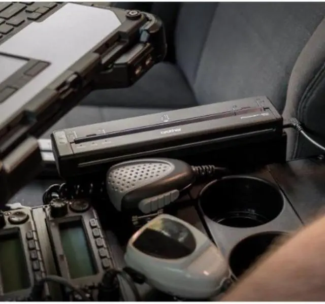 Alt view image 6 of 11 - Brother PocketJet 8 PJ-863 Mobile Direct Thermal Monochrome Printer No Battery