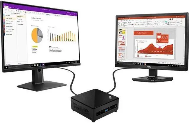 Alt view image 5 of 19 - MSI Desktop Computer Cubi 5 10M-692US Intel Core i3-10110U 8GB DDR4 250GB PCIe SSD Intel UHD Graphics Windows 11 Home 64-bit