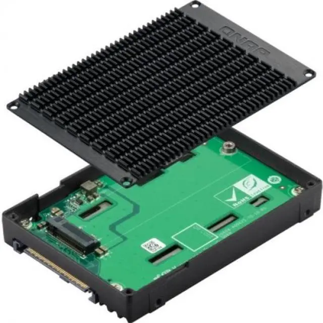 Alt view image 14 of 17 - Qnap QDA-UMP4 M.2 2280 to 2.5" U.2 NVMe PCIe 4.0 SSD Adapter