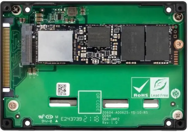 Alt view image 13 of 17 - Qnap QDA-UMP4 M.2 2280 to 2.5" U.2 NVMe PCIe 4.0 SSD Adapter