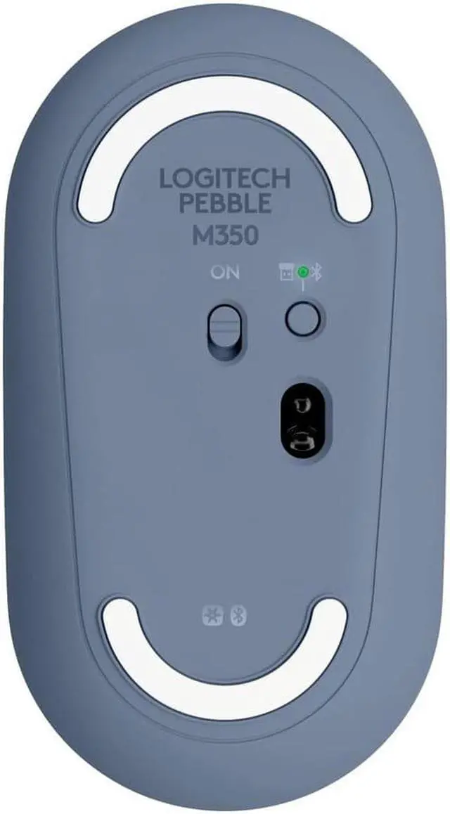 Alt view image 8 of 11 - Logitech Pebble M350 - Optical - Wireless - Bluetooth - Blueberry - 1000 dpi - Scroll Wheel - 3 Button(s)