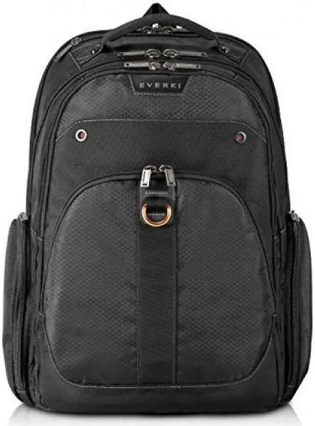 Alt view image 10 of 20 - Everki EKP121S15 15.6in Atlas Checkpoint Friendly Laptop Backpack Black