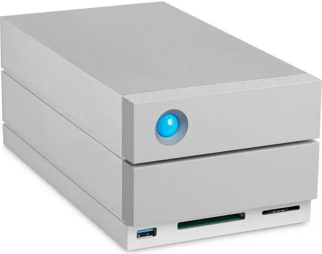 Alt view image 8 of 15 - LaCie 2big Dock 20TB USB 3.2 Gen 2 External Hard Drive STLG20000400 Black