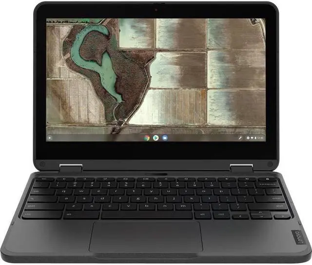 Alt view image 9 of 15 - Lenovo 500e Chromebook Gen 3 82JB000WUS LTE, UMTS, UMTS 11.6" Touchscreen Convertible 2 in 1 Chromebook - HD - 1366 x 768 - Intel Celeron N5100 Quad-core (4 Core) 1.10 GHz - 8 GB Total RAM - 64 G